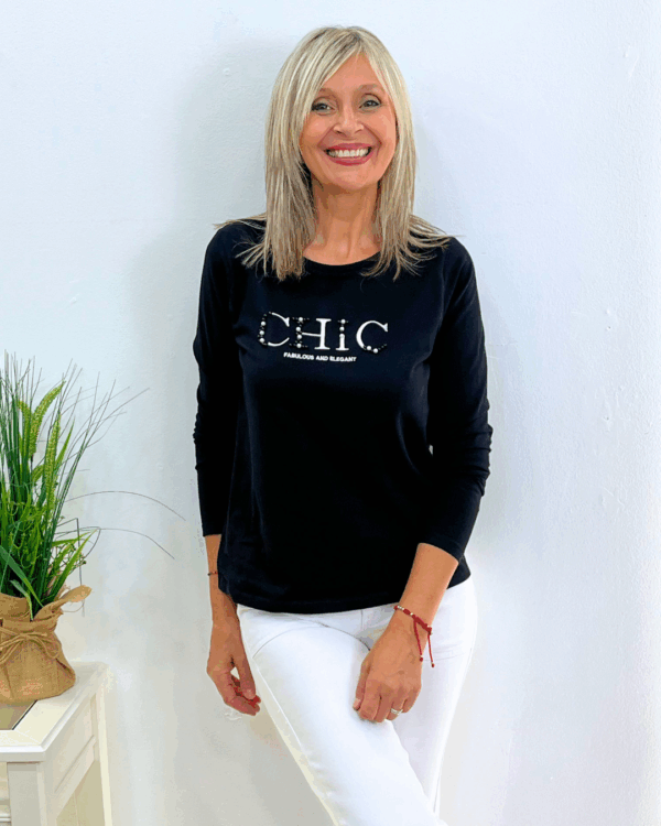 Camiseta New-Chic ⚫