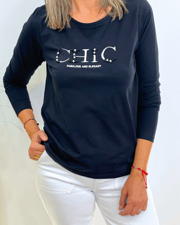 Camiseta New-Chic ⚫