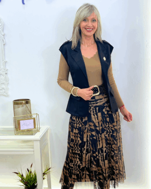 190 Falda Camille ⚫