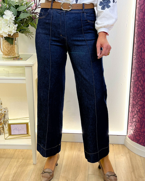 Pantalón Denim-Chic